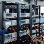 Elektronische Last im Prüflabor